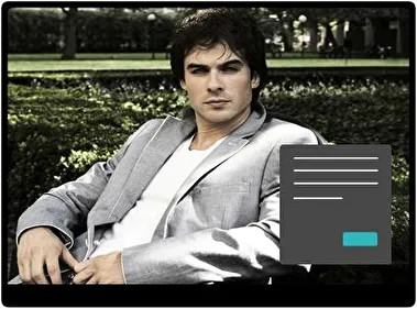 Lian Somerhalder Ciemny motyw dla Windows 10 i 11