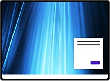 AzulAbstracto tema para Windows 11