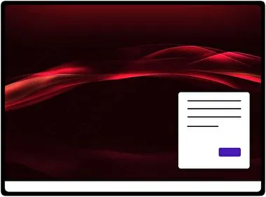 RojoAbstracto tema para Windows 11