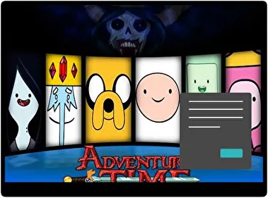 Hora de Aventura Oscuro tema para Windows 11