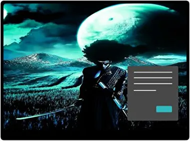 Afro Samurai Oscuro tema para Windows 11