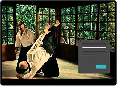 Aikido Oscuro tema para Windows 11
