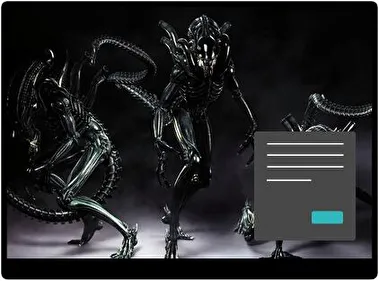 Aliens Colonial Marines Oscuro tema para Windows 11