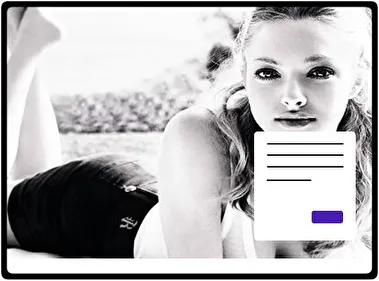 Amanda Seyfried tema para Windows 11