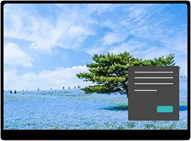 Lugares Asombrosos Oscuro tema para Windows 11