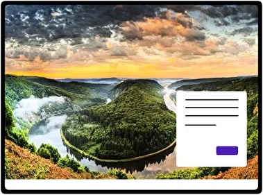 Lugares Asombrosos tema para Windows 11