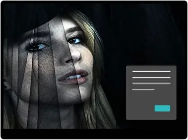Americká hororová story Tmavý motiv pro Windows
