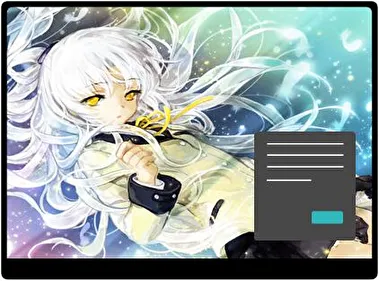 Angel Beats Oscuro tema para Windows 11