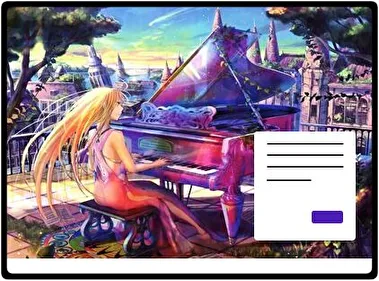 Música de Anime tema para Windows 11