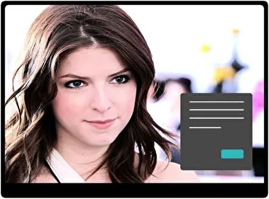 Анна Кендрик Темна тема для Windows 11