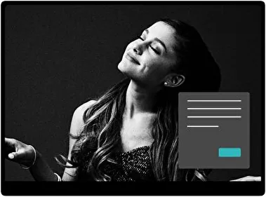 Ariana Grande Oscuro tema para Windows 11
