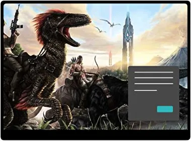 ARK Supervivencia Evolucionada Oscuro tema para Windows 11