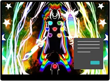 Asriel Dreemurr Oscuro tema para Windows 11