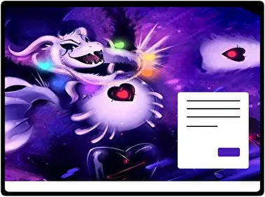 Asriel Dreemurr tema para Windows 11