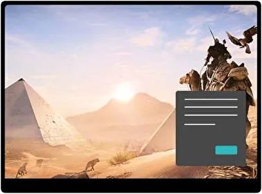 Assassins Creed Origins Oscuro tema para Windows 11