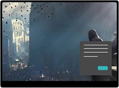 Assassin's Creed Unity Oscuro tema para Windows 11
