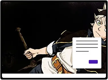 Asta Black Clover motyw dla Windows 10 i 11