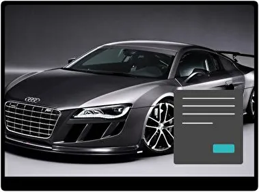 Audi R8 Oscuro tema para Windows 11