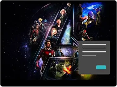 Los Vengadores: Guerra Infinita Oscuro tema para Windows 11