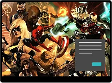 Los Vengadores Oscuro tema para Windows 11
