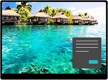 Bahamas Oscuro tema para Windows 11