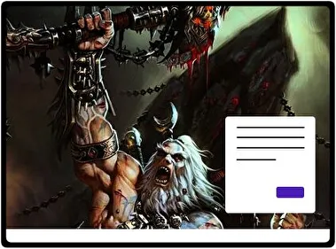 Bárbaro Diablo III tema para Windows 11