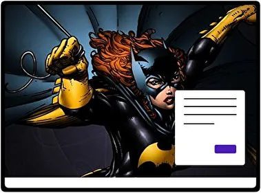 Chica Murciélago tema para Windows 11