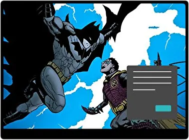 Batman y Robin Oscuro tema para Windows 11