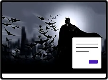 Batman Oscuro tema para Windows 11
