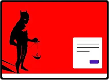 Batman Czerwony motyw dla Windows 10 i 11
