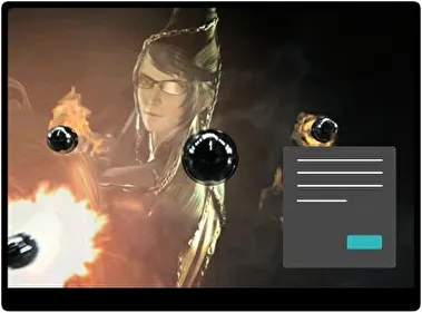 Bayonetta Oscuro tema para Windows 11