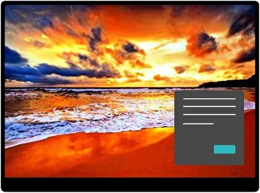 Atardecer en la Playa Oscuro tema para Windows 11