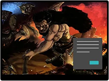 Berserk Oscuro tema para Windows 11