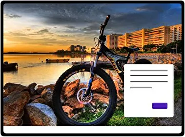 Bicicleta tema para Windows 11