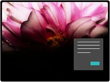 Flores Negras Oscuro tema para Windows 11
