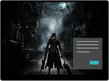 Блудборн Темна тема для Windows 11
