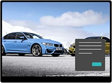 Bmw M3 Oscuro tema para Windows 11