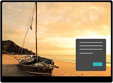 Barco Oscuro tema para Windows 11