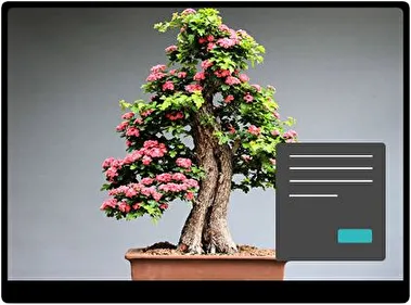 Árbol Bonsái Oscuro tema para Windows 11