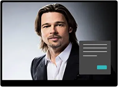 Brad Pitt Oscuro tema para Windows 11