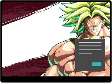 Broly Oscuro tema para Windows 11
