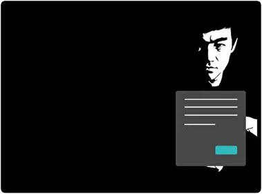 Брюс Лі Темна тема для Windows 11