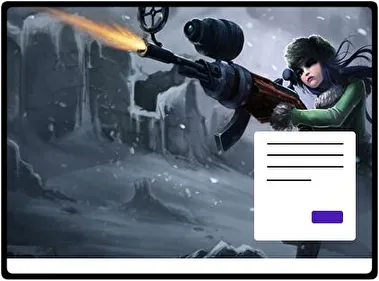 Caitlyn Lol tema para Windows 11