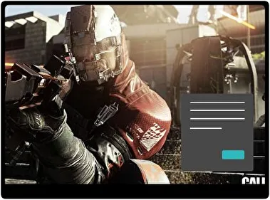 Call of Duty: Guerra Infinita Oscuro tema para Windows 11