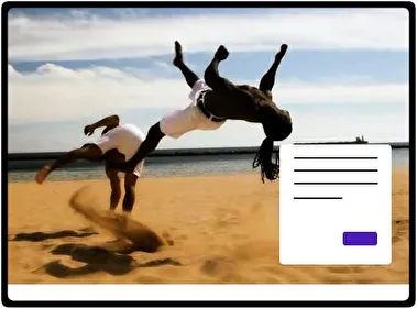 Capoeira tema para Windows 11