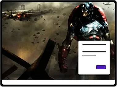 Komiksy Kapitana Ameryki motyw dla Windows 10 i 11