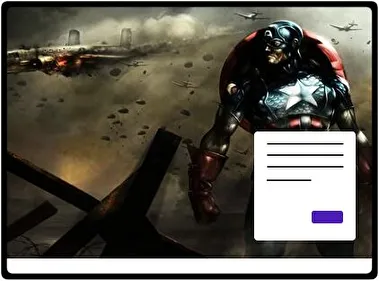 Capitán América tema para Windows 11