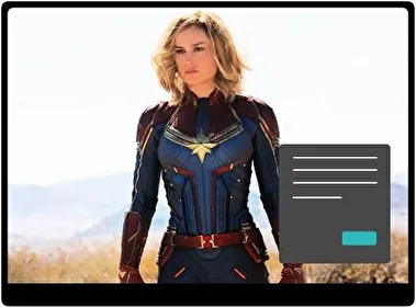 Kapitan Marvel Ciemny motyw dla Windows 10 i 11