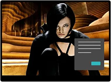 Charlize Theron1 Oscuro tema para Windows 11