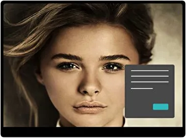 Chloe Moretz Ciemny motyw dla Windows 10 i 11